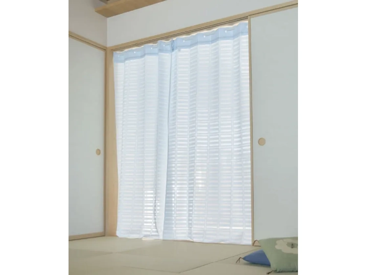 こだわりのレース生地でお部屋が落ち着いた印象に　和室