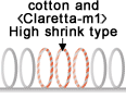 cotton and <Claretta-m1> High shrink type